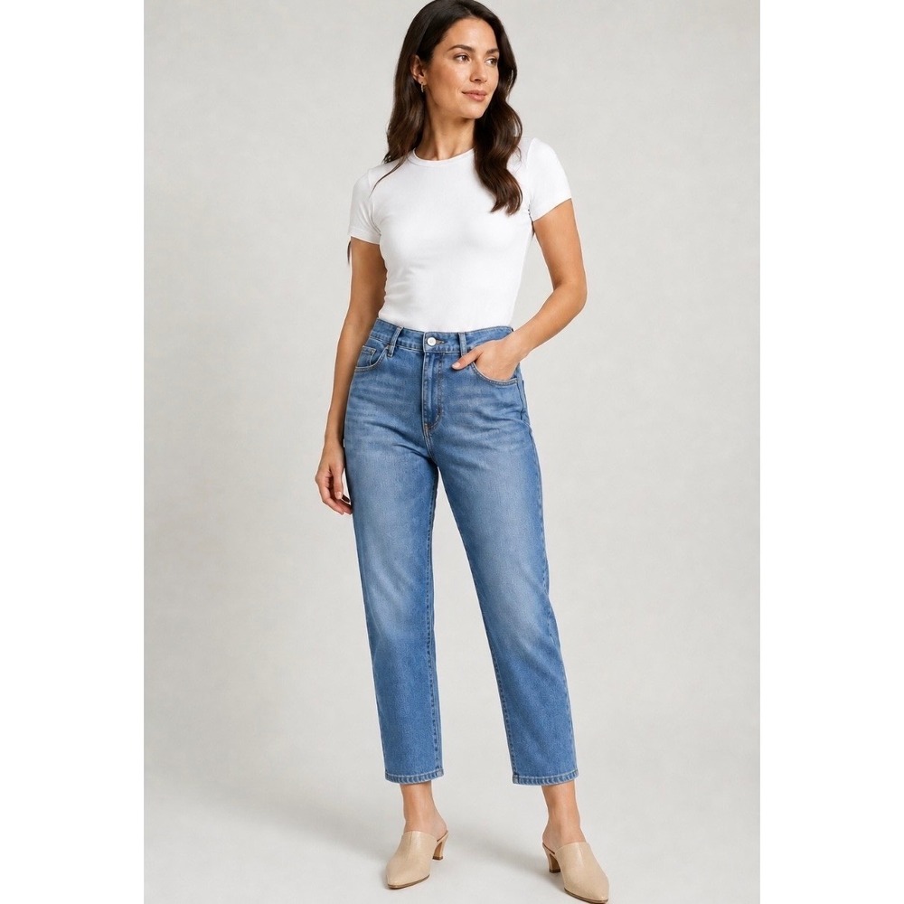 Signature by Levi Strauss Mid Rise Slim Jeans Medium Wash Blue Women's 16S